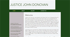 Desktop Screenshot of justicejohndonovan.com