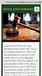 Mobile Screenshot of justicejohndonovan.com