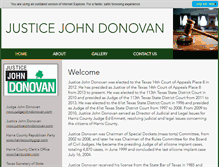 Tablet Screenshot of justicejohndonovan.com